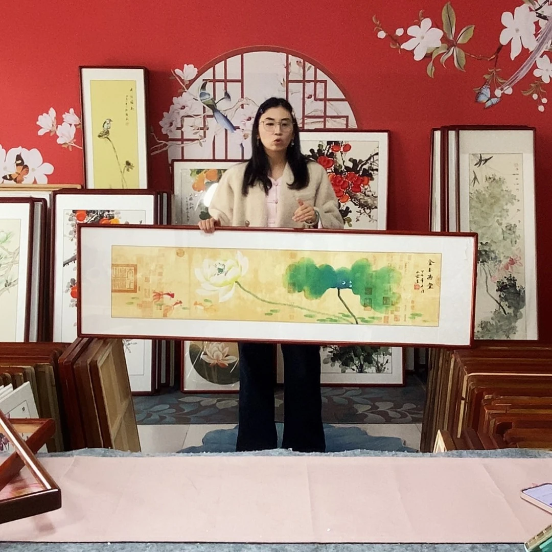 国画手写手绘47✖️162国画作品
