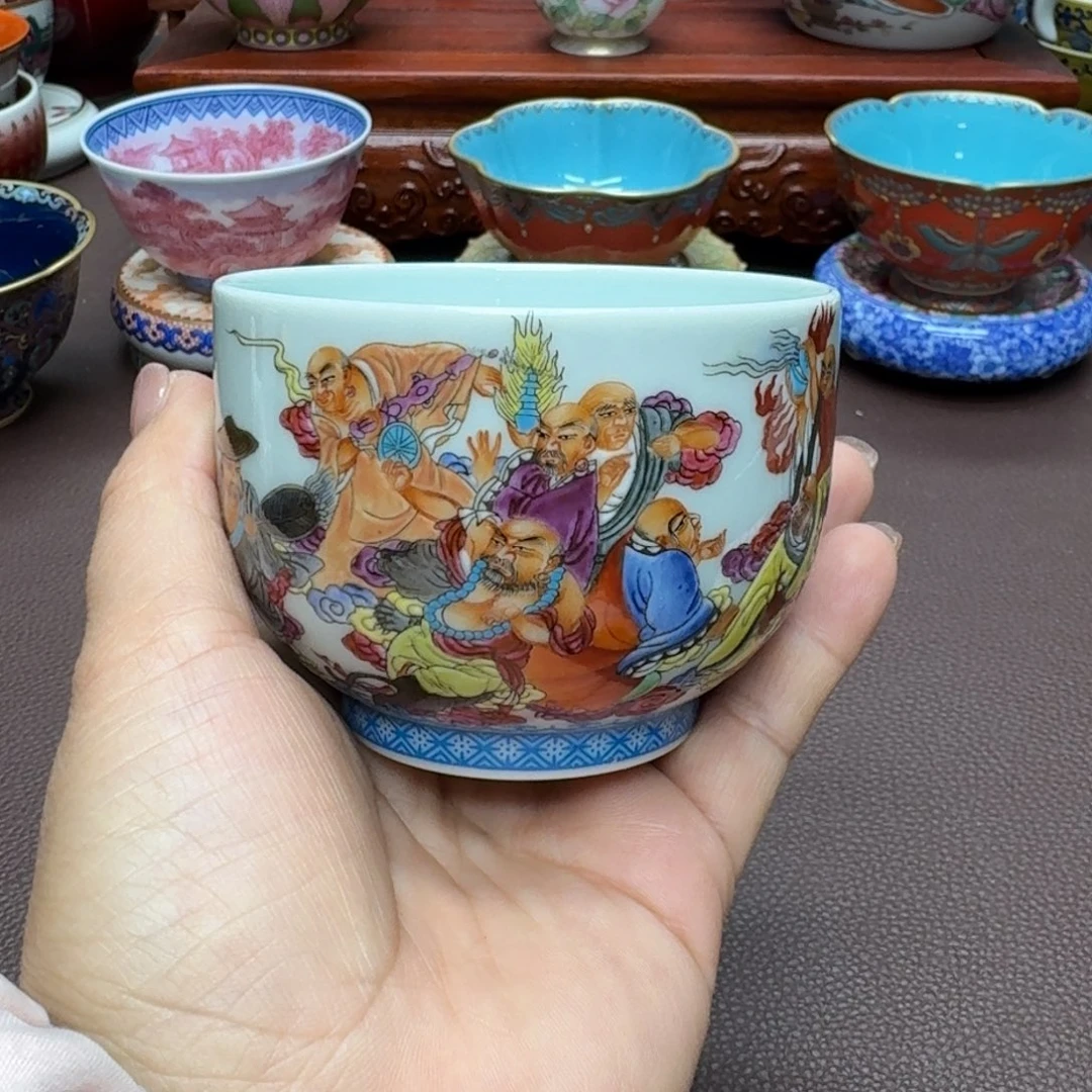 瓷片景德镇仿古手工制作精品展示