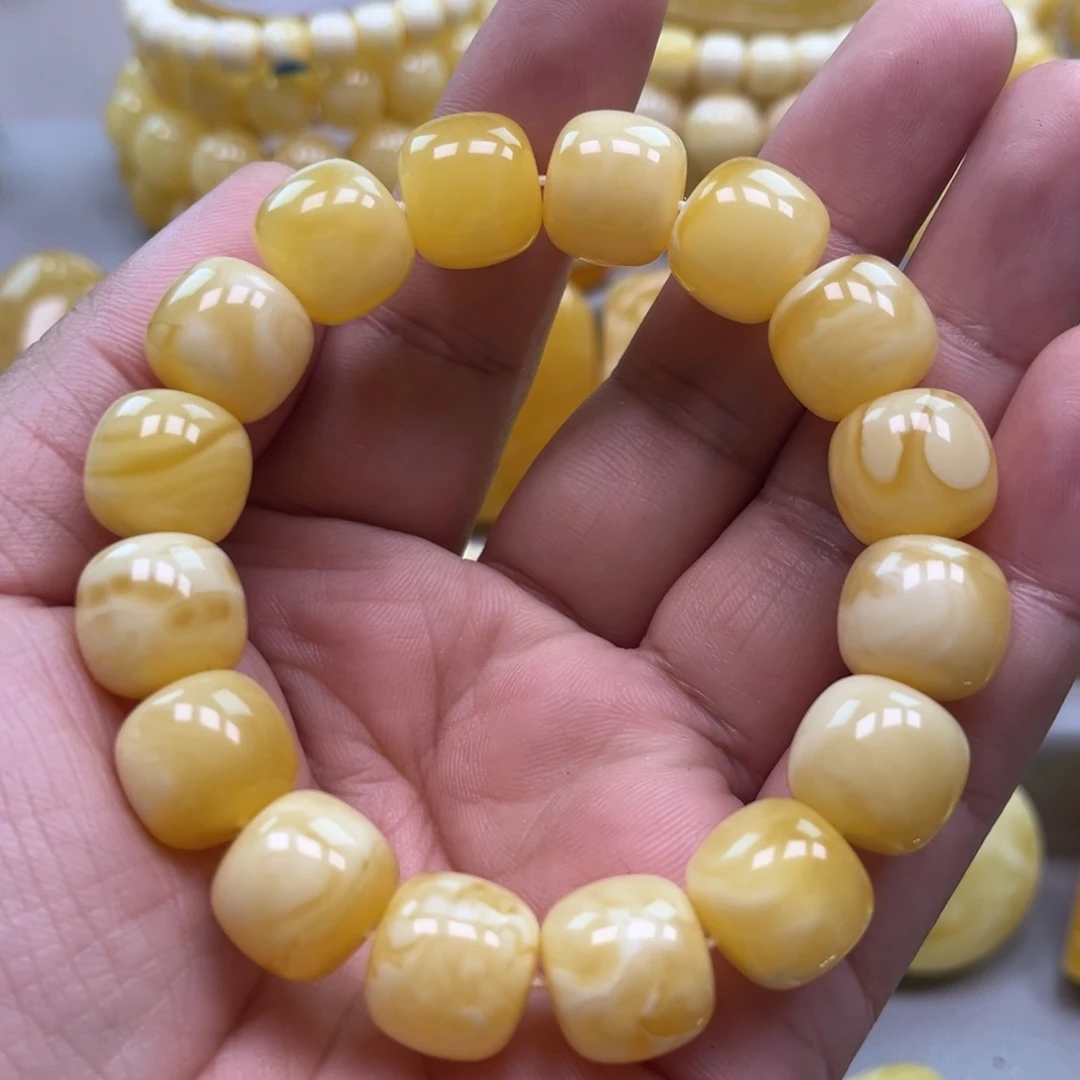 琥珀手链未镶嵌手串