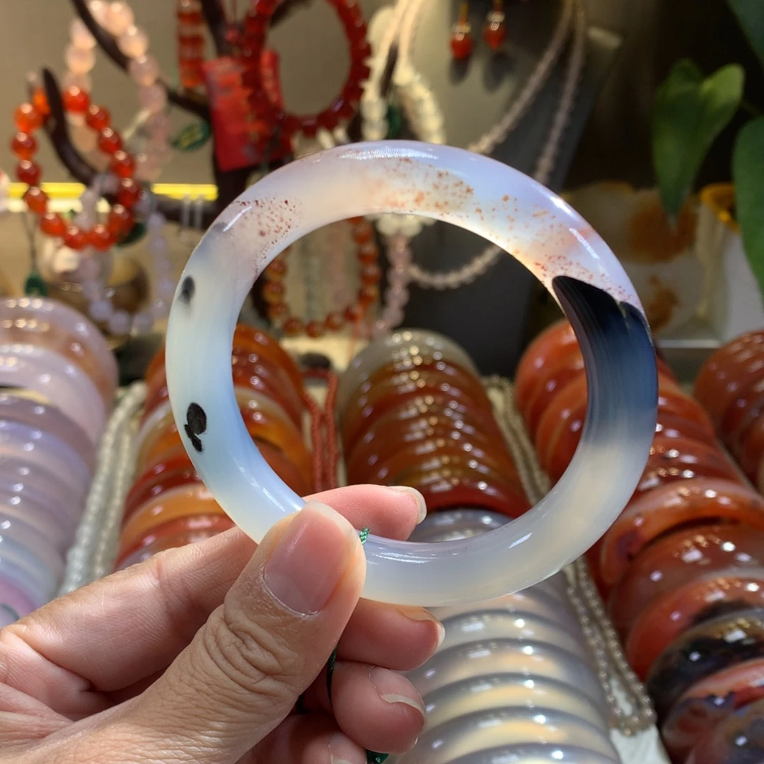 玛瑙/玉髓未镶嵌手镯25号