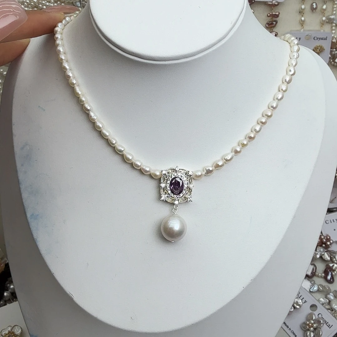 淡水珍珠未镶嵌颈饰