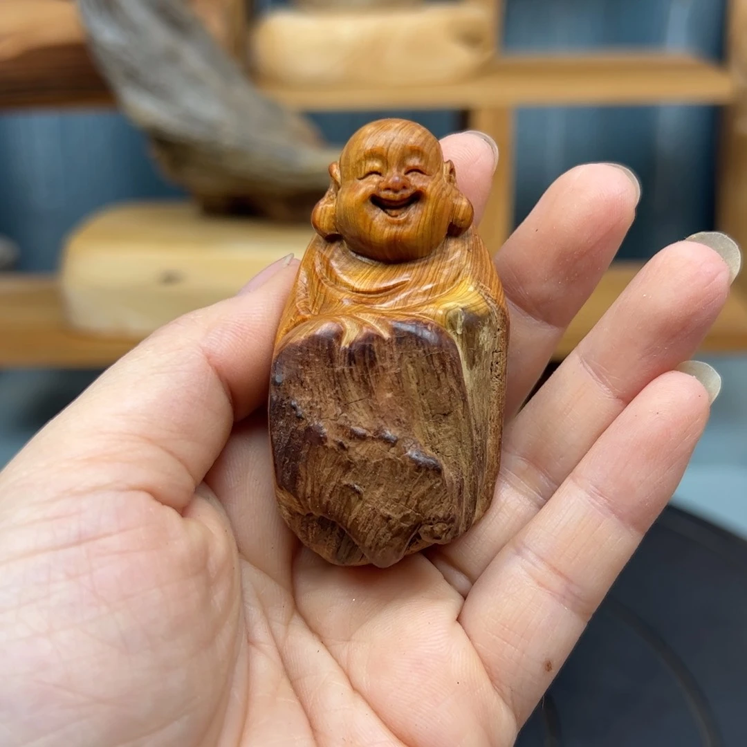 木雨****0崖柏木摆件手把件