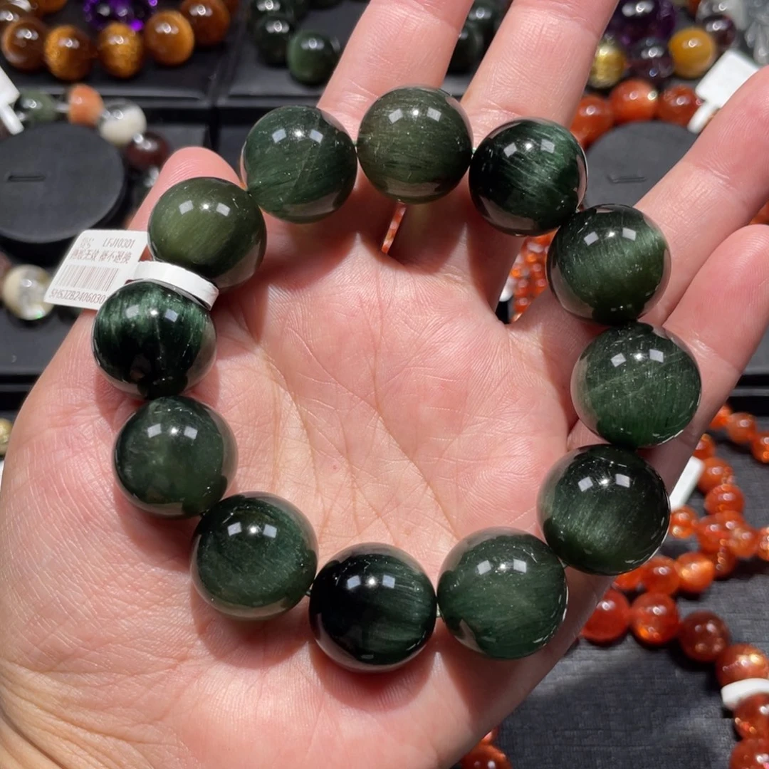 手链未镶嵌水晶绿发晶19mm左右