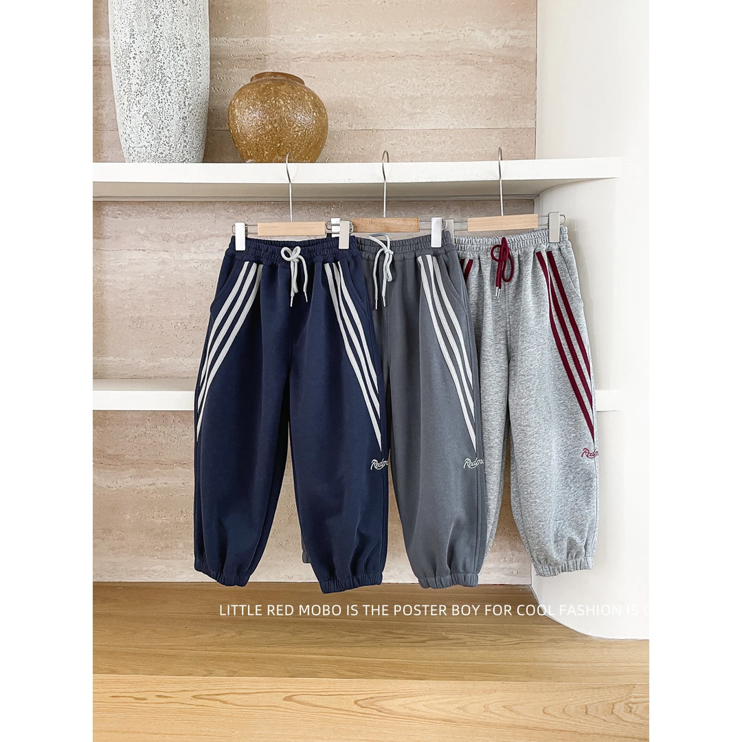 【现现】童装男童百搭卫裤2025春秋新款儿童休闲裤子MMK831008