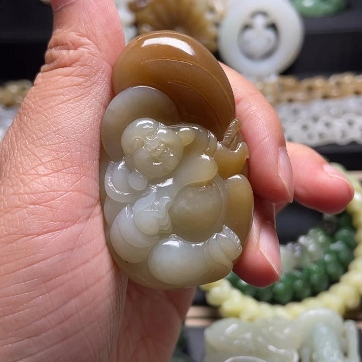 颈饰未镶嵌和田玉用****5