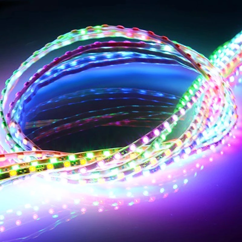 摩托车改装彩灯带条LED彩色爆闪跑马灯电动车12V警示灯底盘灯装饰