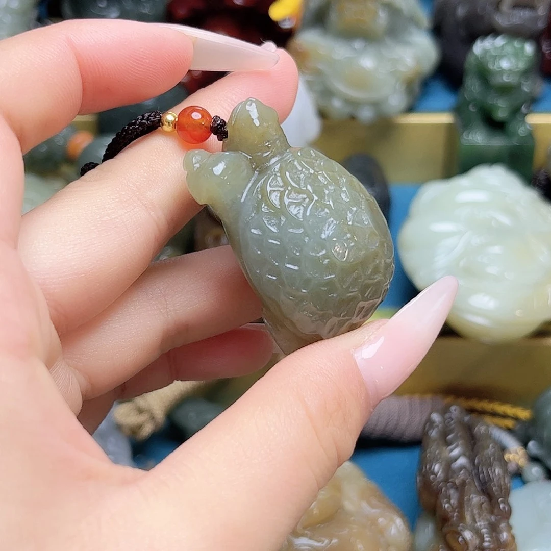 和田玉耳饰未镶嵌