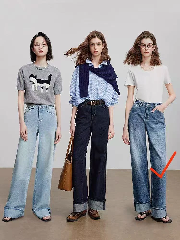 【19.9---45.9】休闲牛仔裤专用链接裤子女装