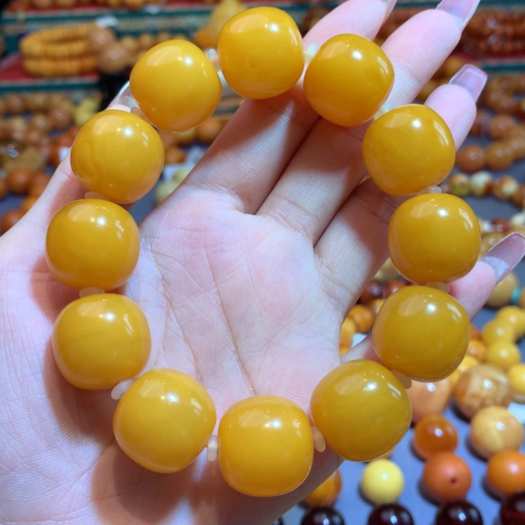 【闪购商品】未镶嵌琥珀手链蜜蜡