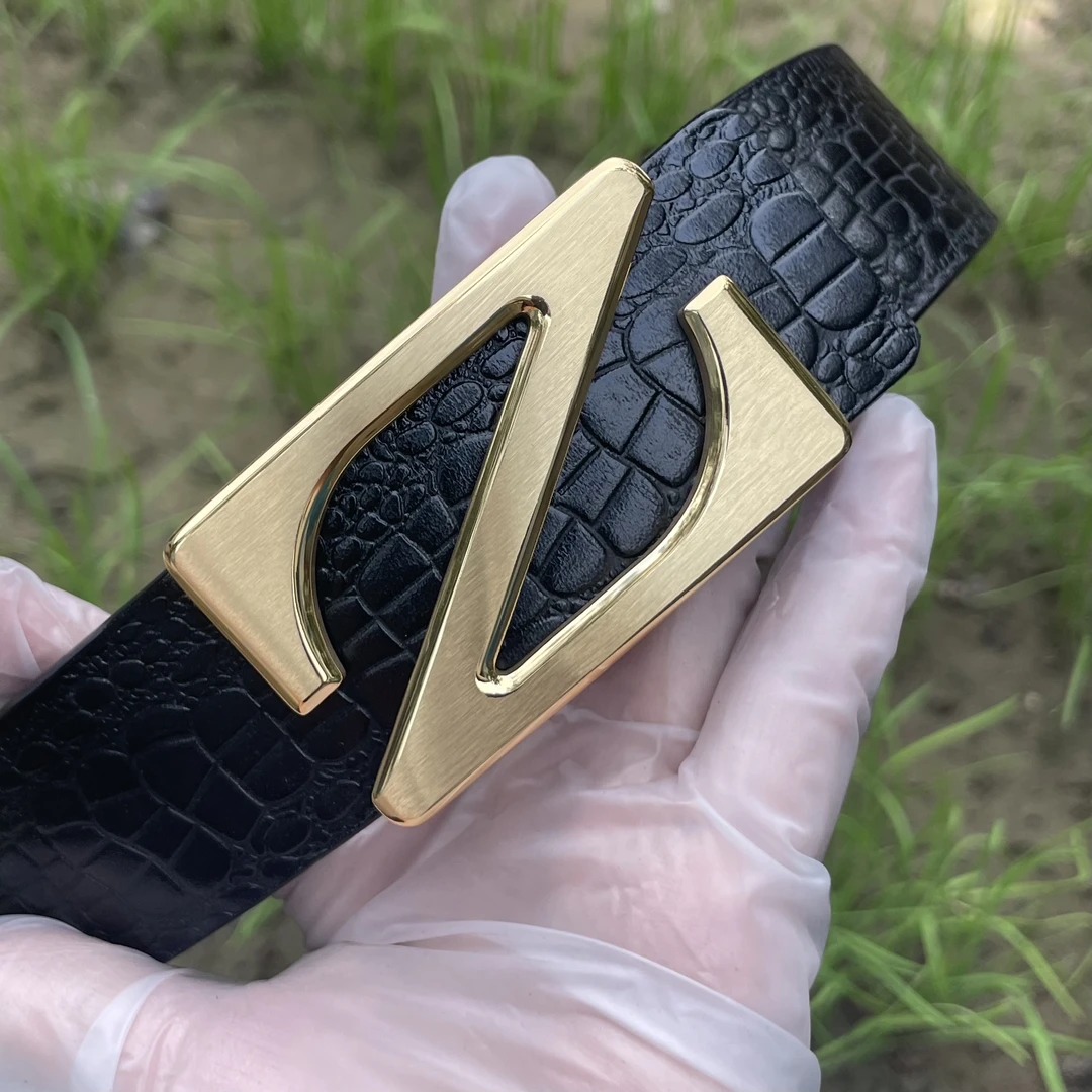 内穿大Z 挂扣搭配头层牛皮时尚休闲经典百搭真皮腰带裤带