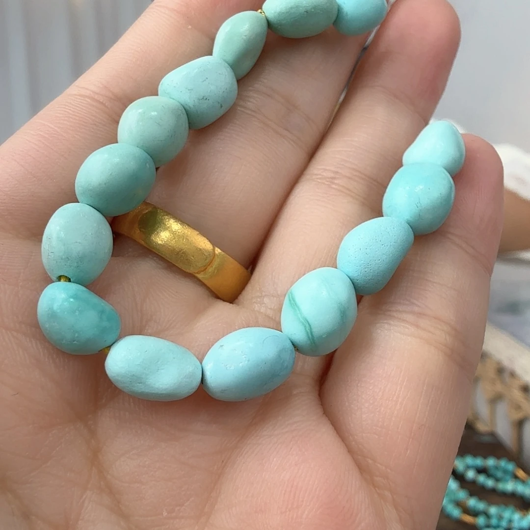 绿松石未镶嵌挂件