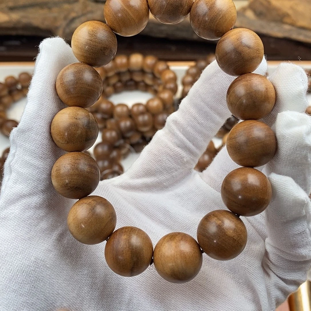 檀香木无事牌黑油脂线—15MM正区印度迈索尔檀香老料