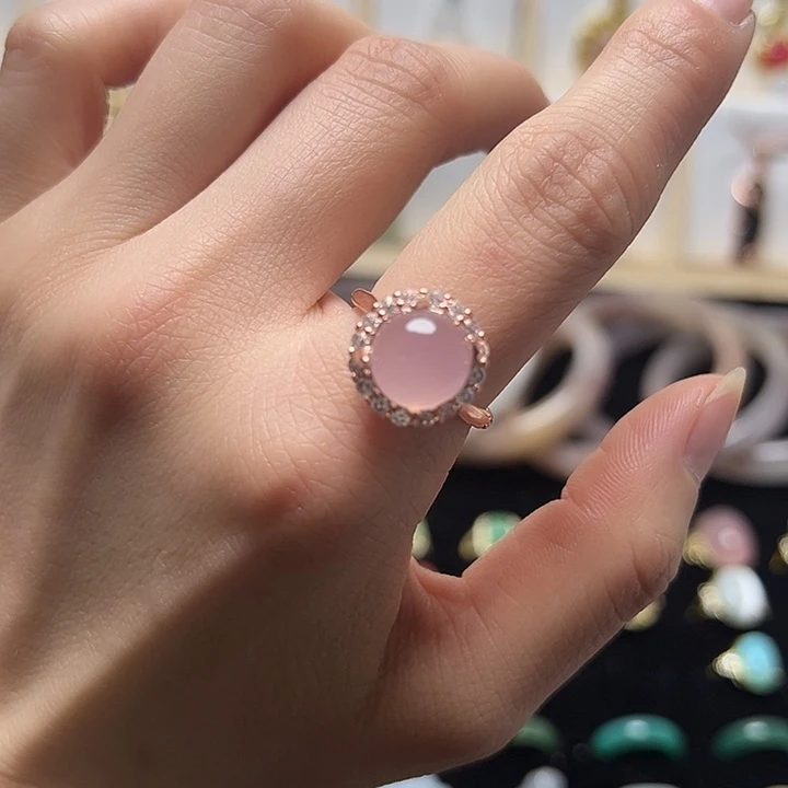 玛瑙/玉髓合金戒圈