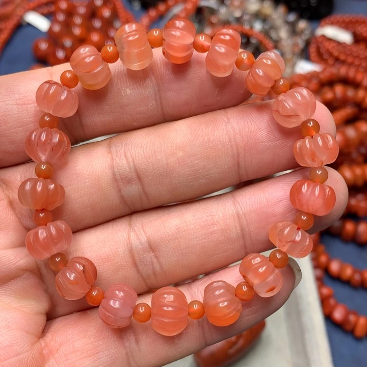 未镶嵌手串南红玛瑙10m m