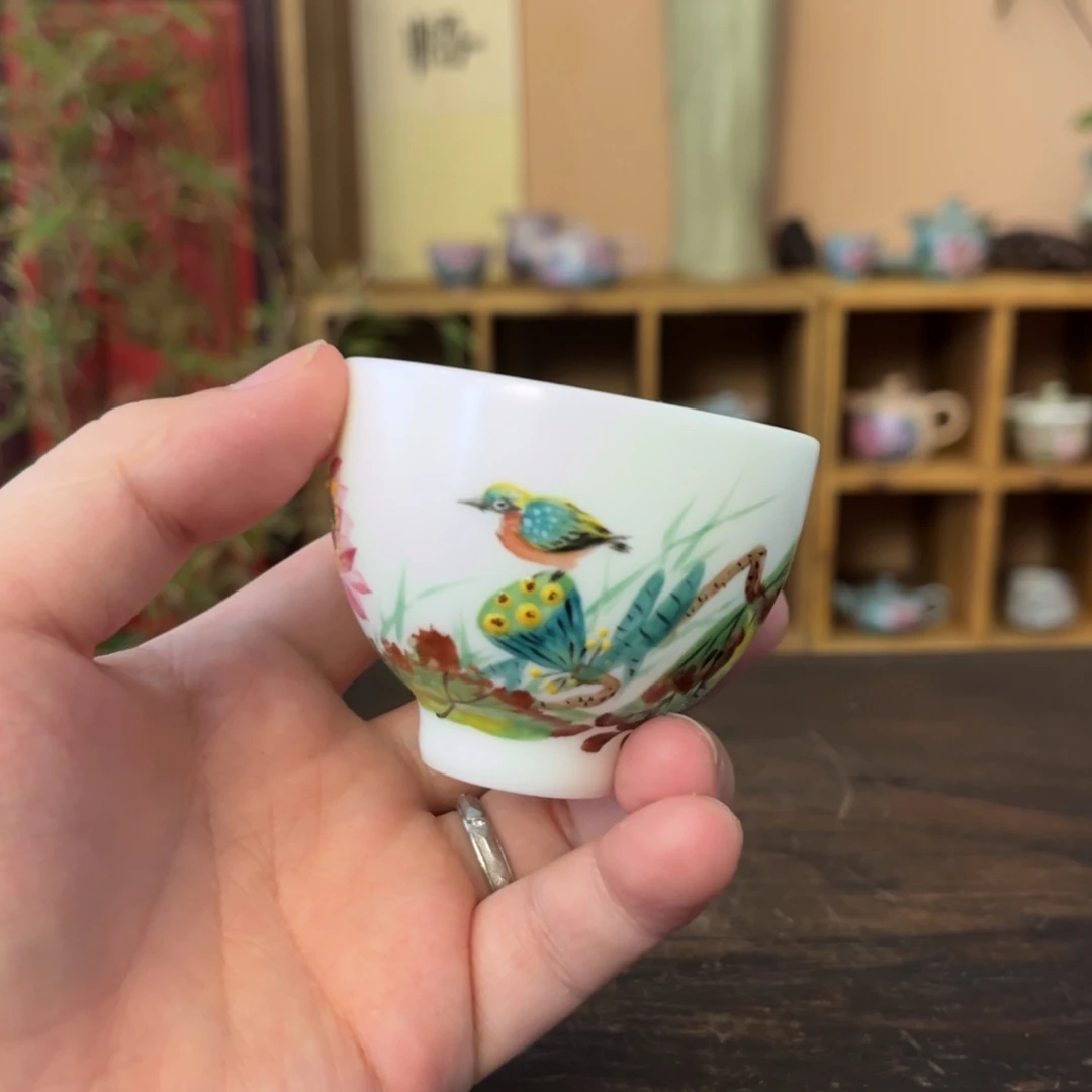 柴烧手工手绘陶瓷