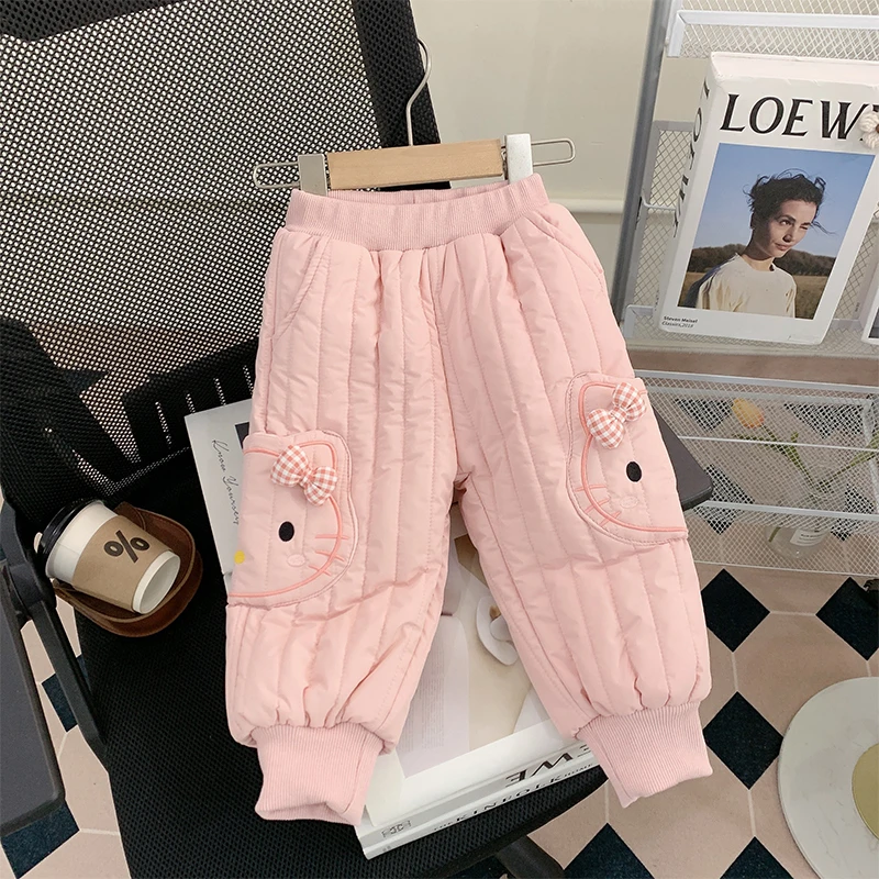 女童棉裤冬季2025新款儿童保暖长裤外穿宝宝裤子冬装洋气