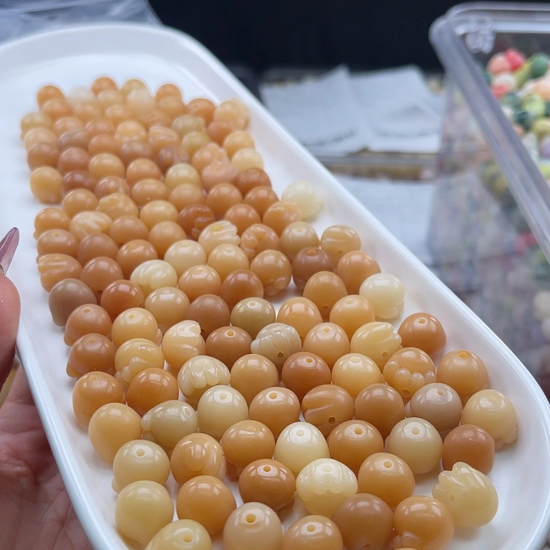 白玉菩提吊坠k k12mm/10+10颗