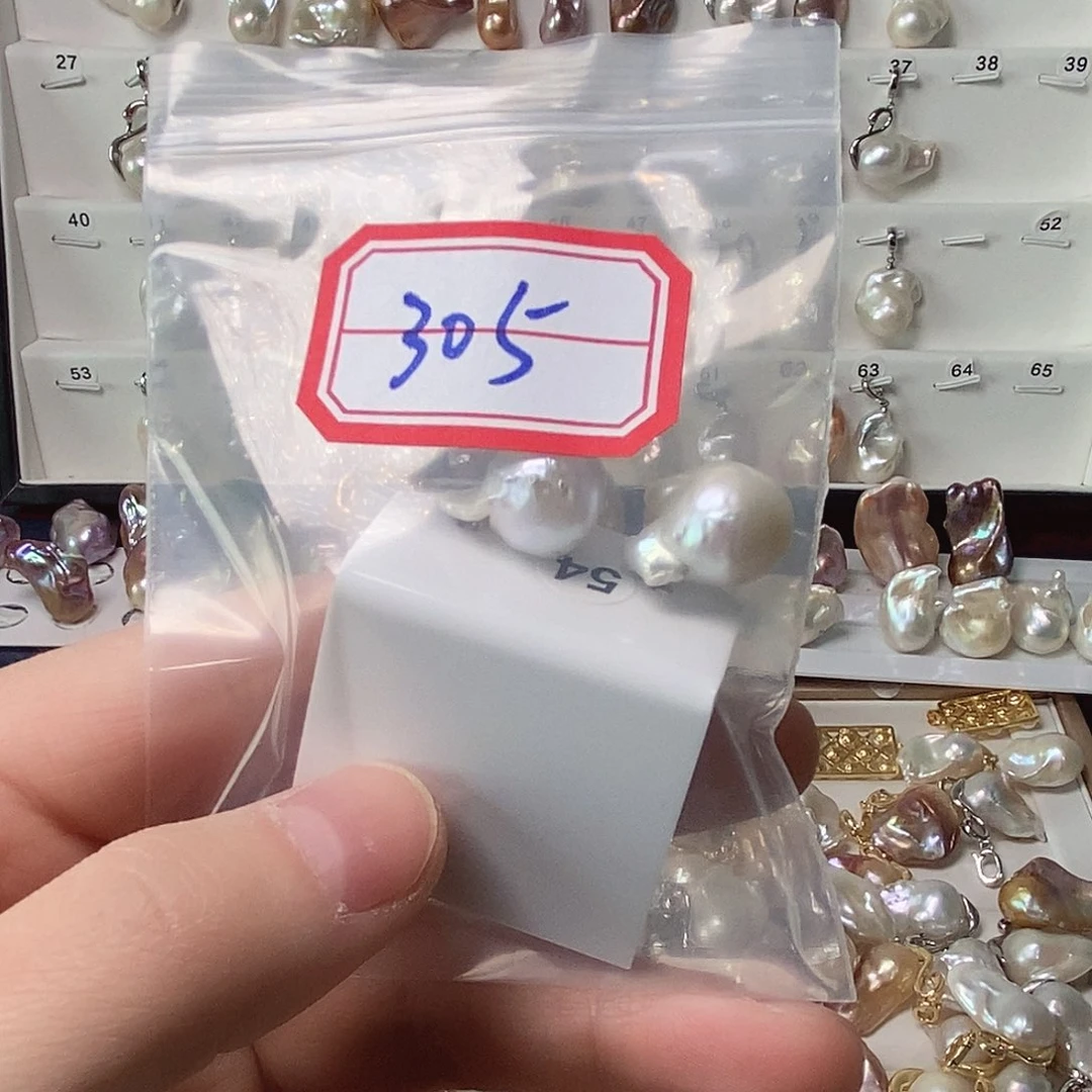 淡水珍珠吊坠银S925镶嵌