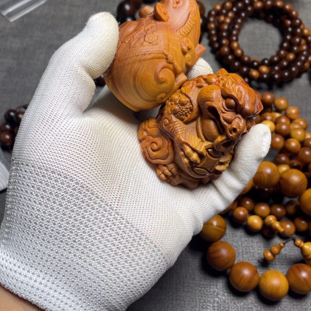 @***松柏木（崖柏）老鼠和金蟾