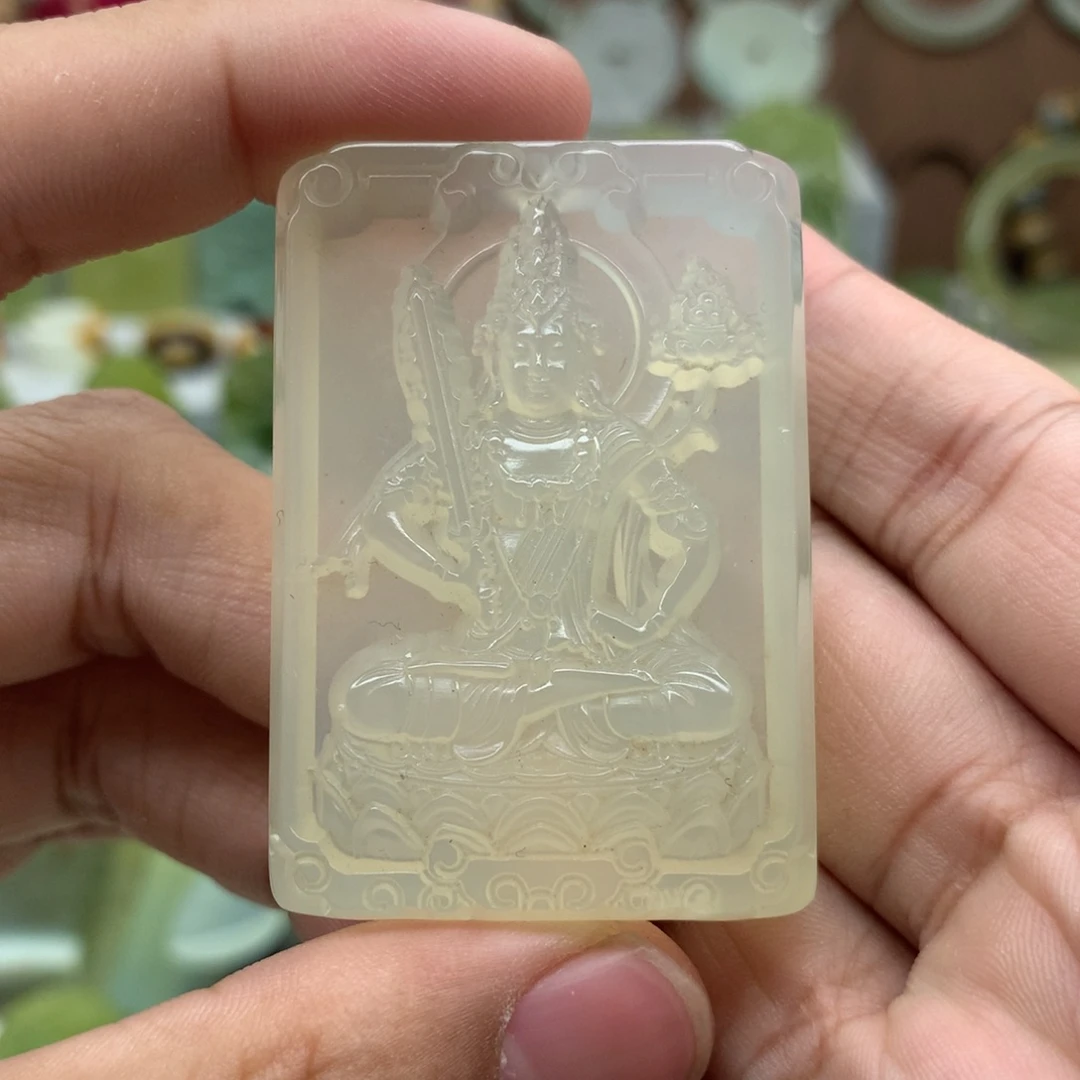 岫玉未镶嵌吊坠(不含链)