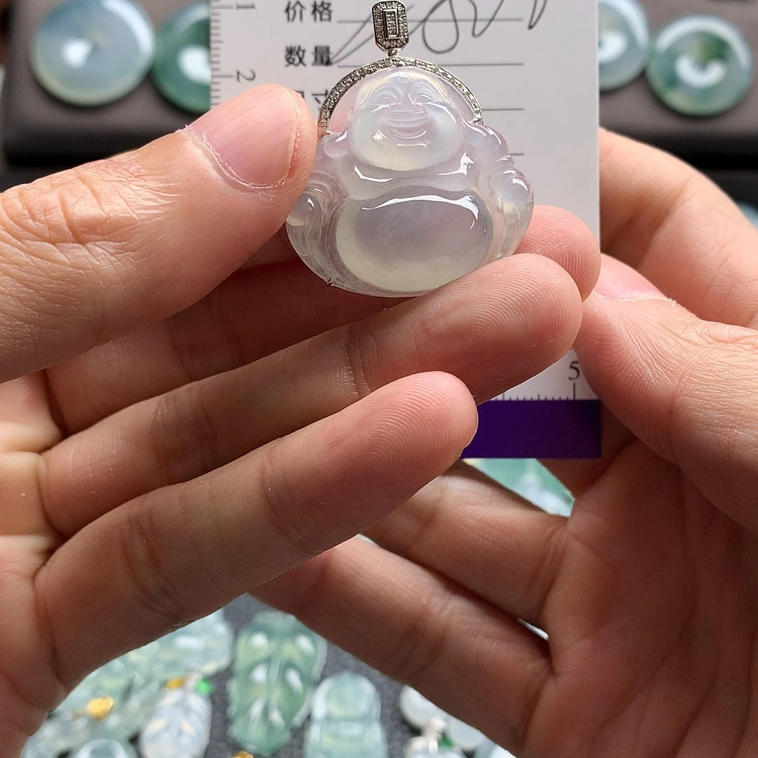 翡翠未镶嵌颈饰吊坠