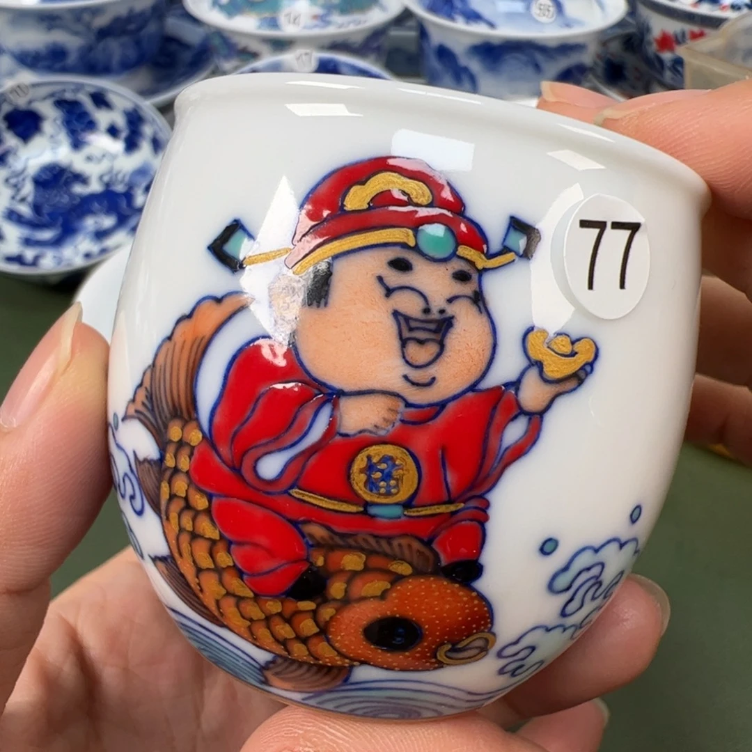 陶瓷景德镇纯手工纯手绘茶具木木77