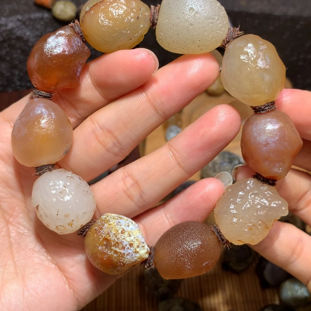 未镶嵌玛瑙/玉髓珠宝半成品