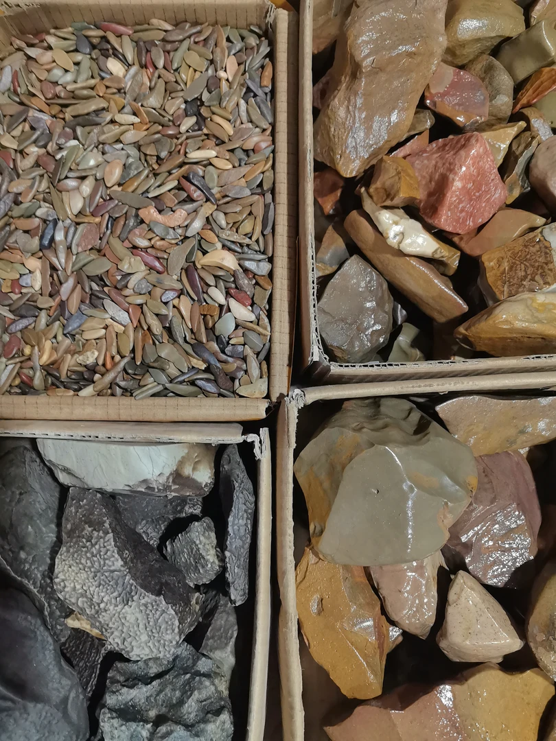 新疆戈壁石盆景石直播间选购多样性发货