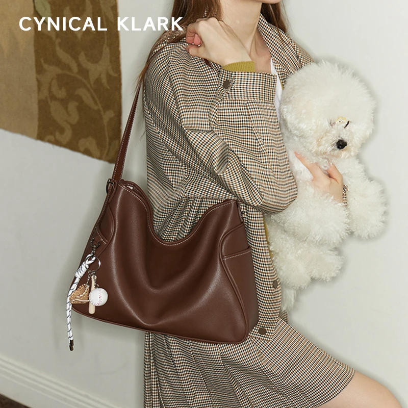 CYNICAL KLARK官方店华伦西亚可乐包小号新款托特包斜挎单肩腋下