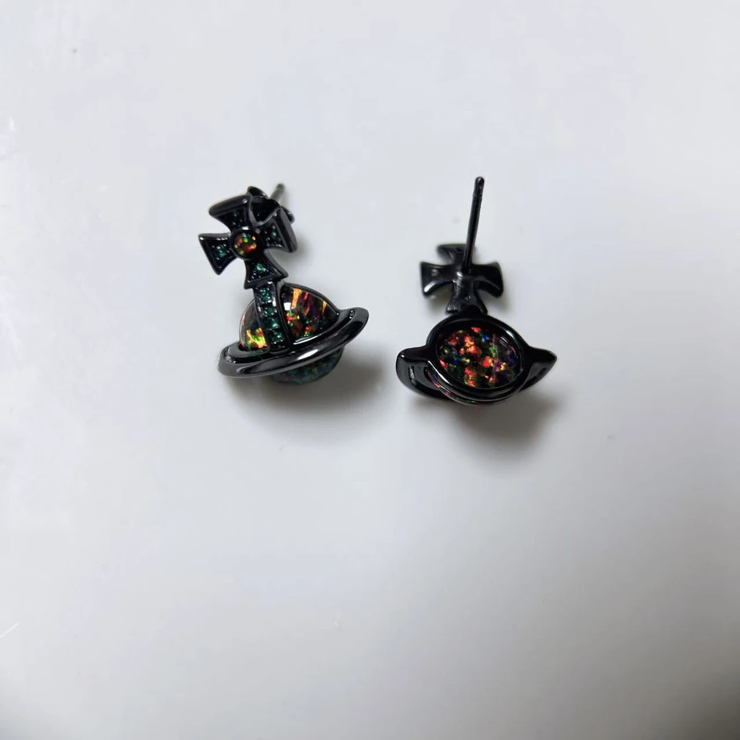 合金耳饰 西太后耳环甜酷个性冷淡风