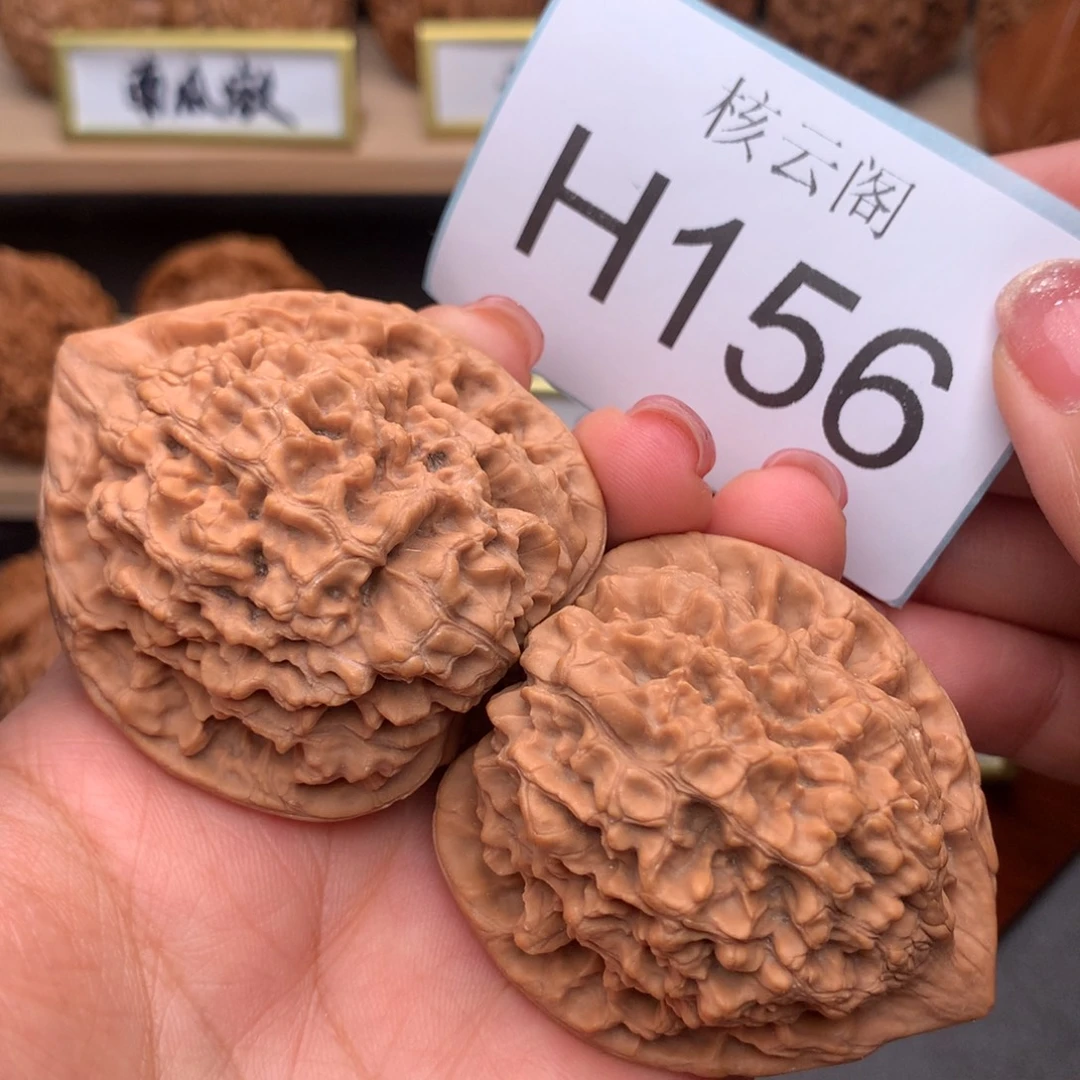 文玩核桃把件47全品官帽