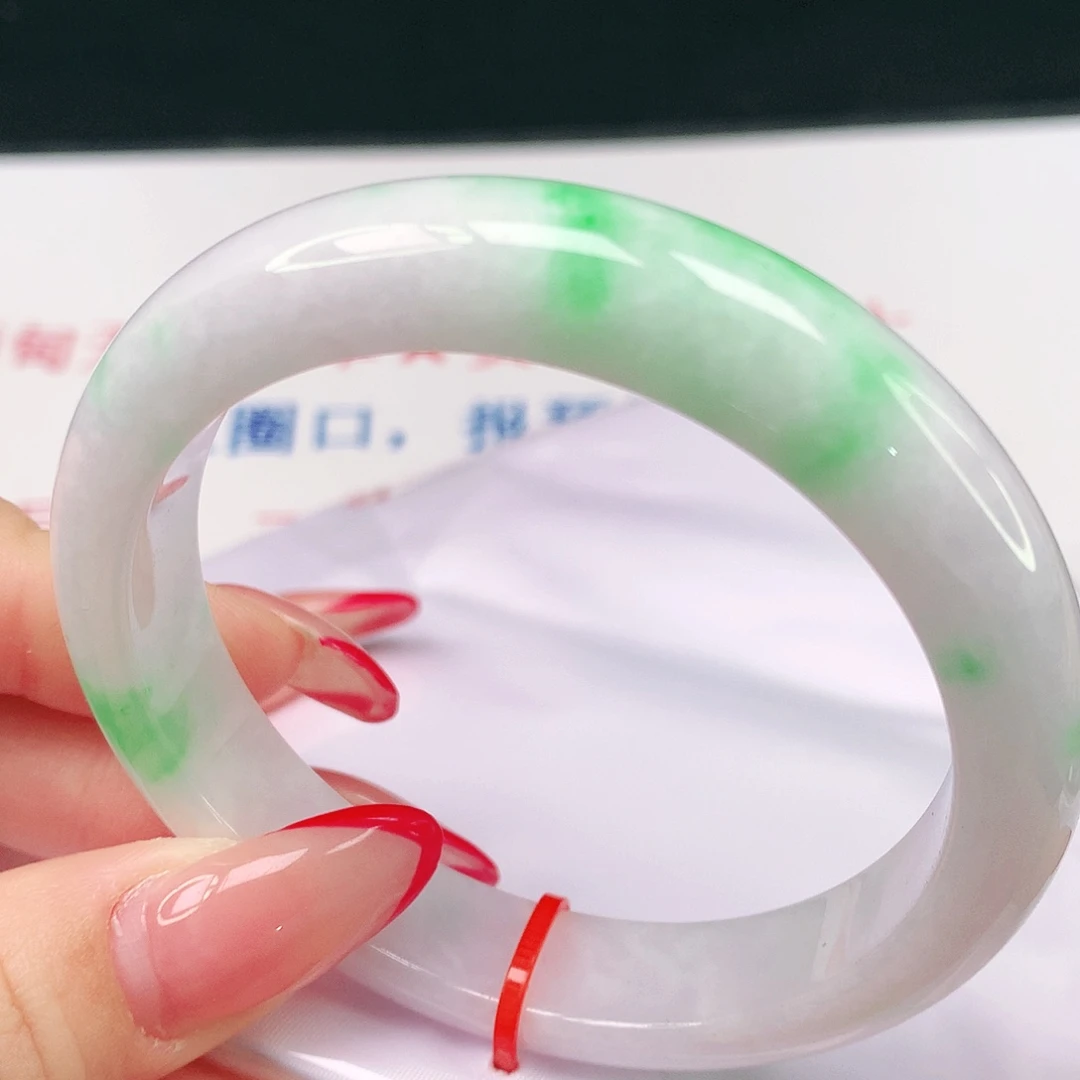 翡翠未镶嵌手镯天然翡翠1001
