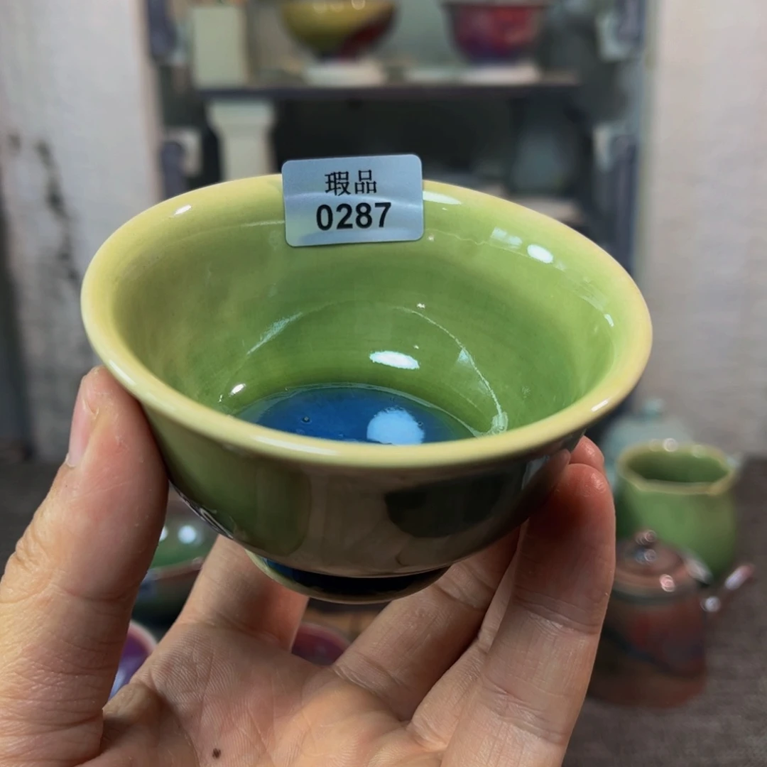 摆件窑口自销原矿钧瓷