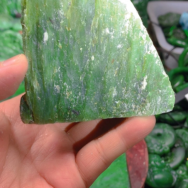和田玉（碧玉）未镶嵌珠宝半成品