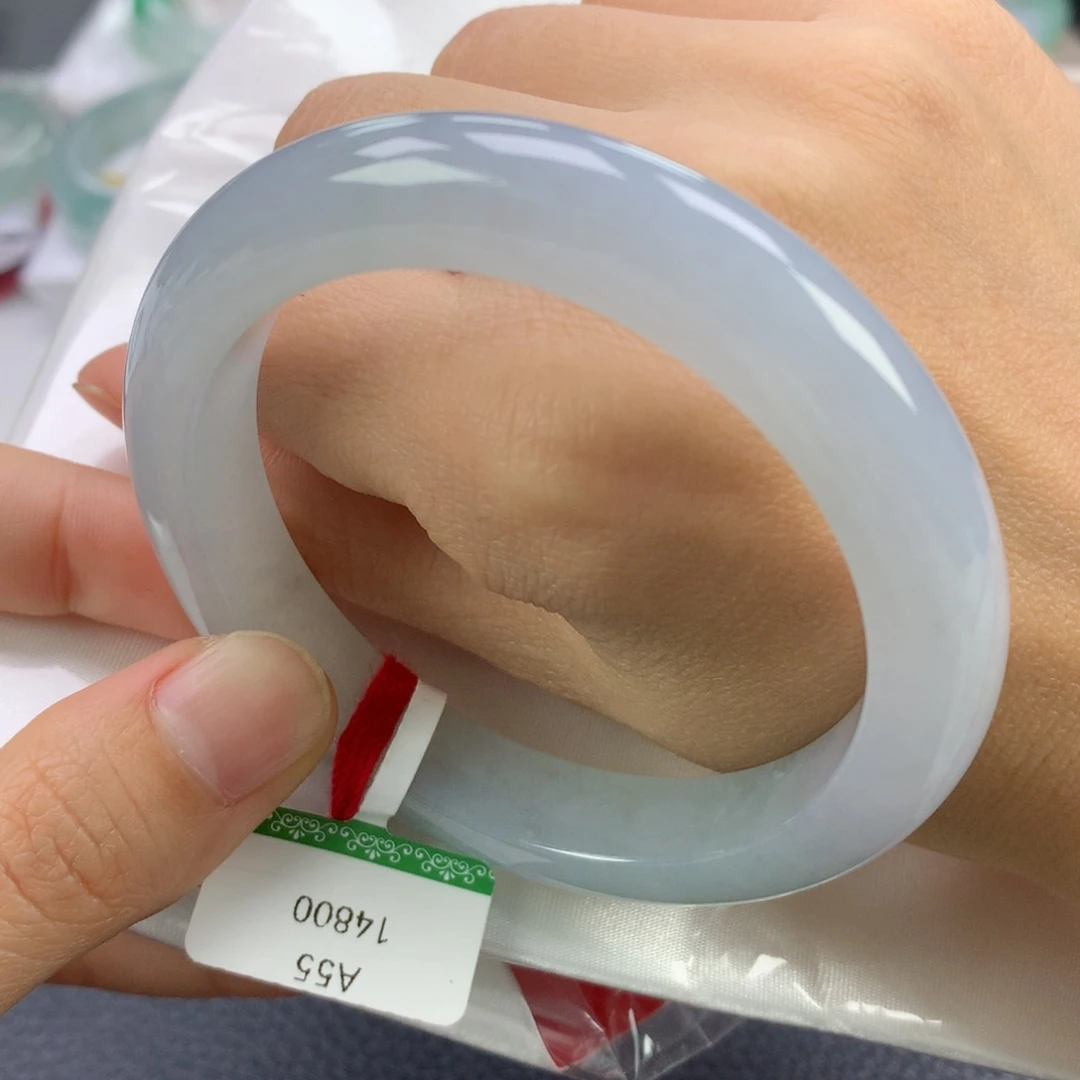 翡翠手镯未镶嵌55.5正