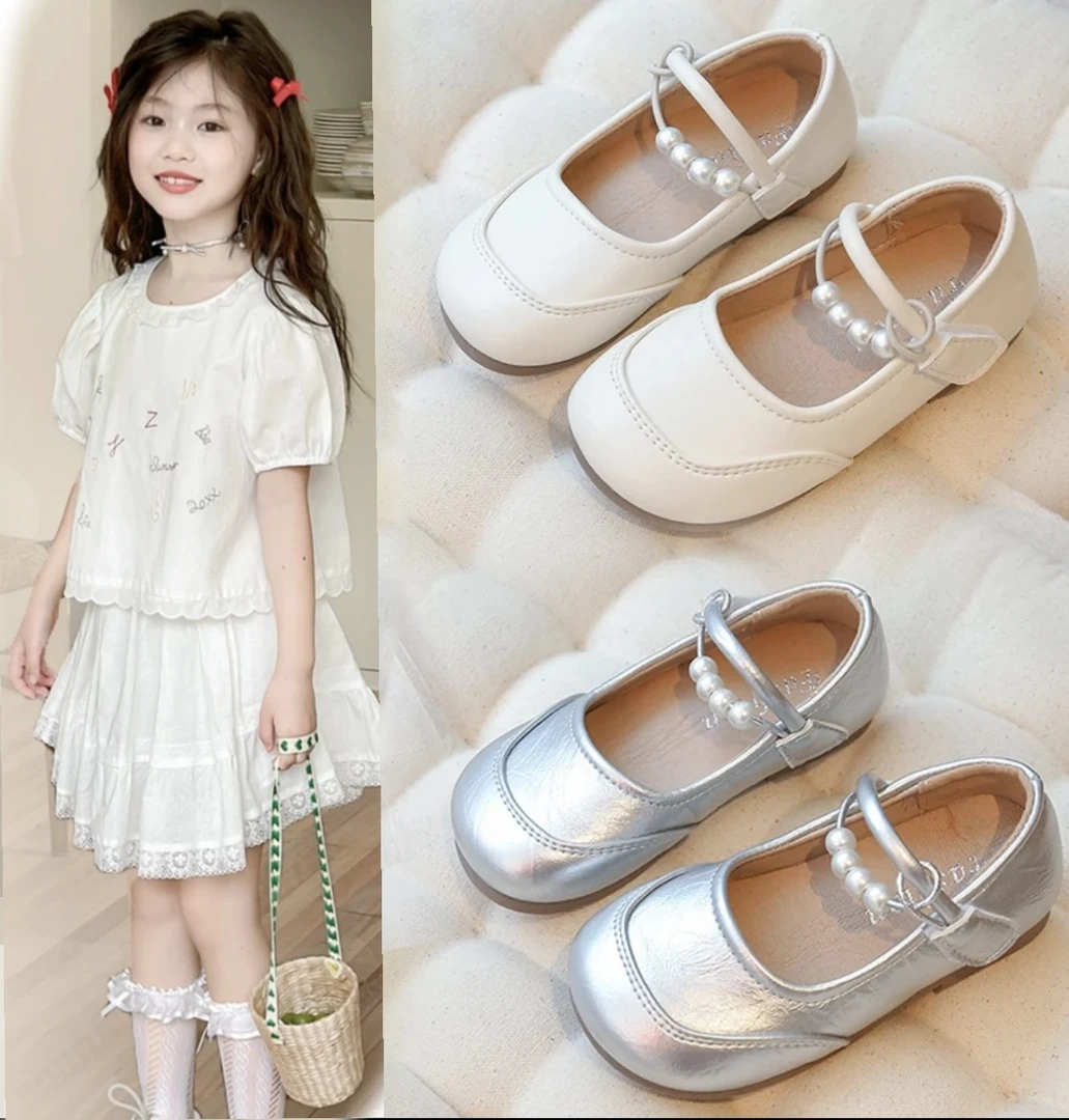 女童鞋子儿童公主小皮鞋2025春夏新款夏季宝宝单鞋软玛丽珍童鞋