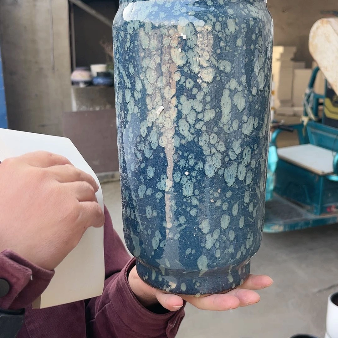 红陶养养花盆0219-1004瑕疵