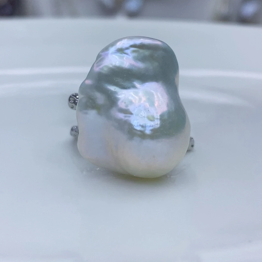 未镶嵌淡水珍珠戒指