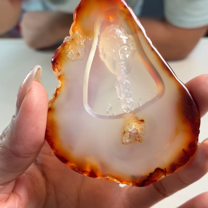 玛瑙/玉髓未镶嵌吊坠(不含链)