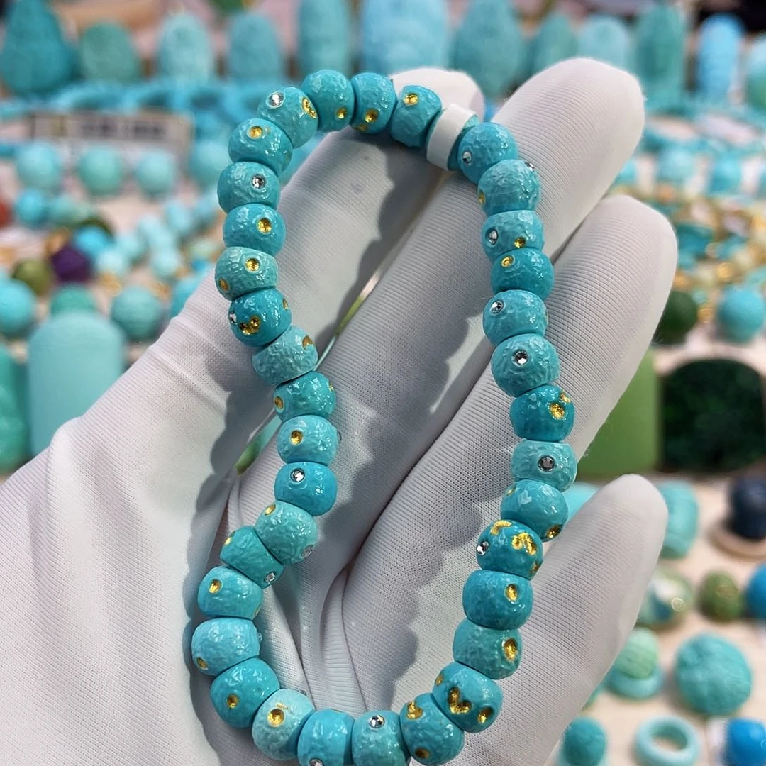 绿松石珠宝奇石未镶嵌