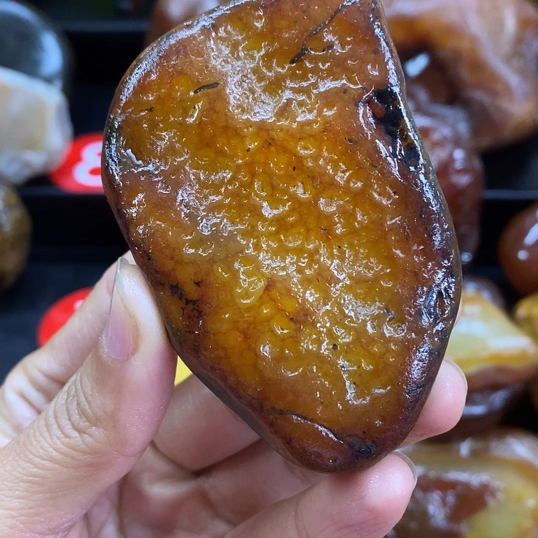 玛瑙/玉髓未镶嵌手把件