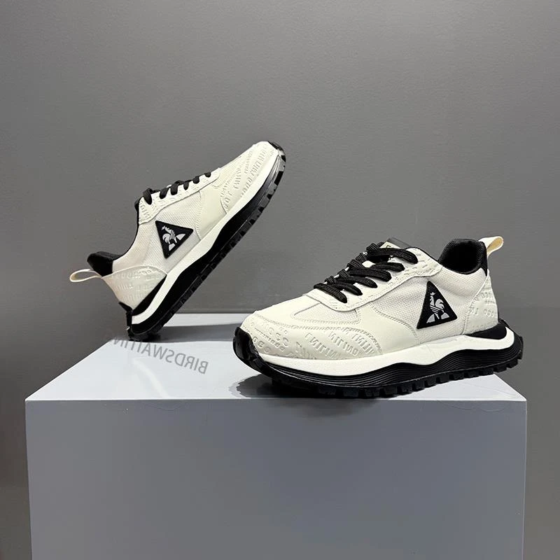 网面透气拼色阿甘男鞋夏季运动厚底百搭增高老爹鞋时尚透气网面鞋