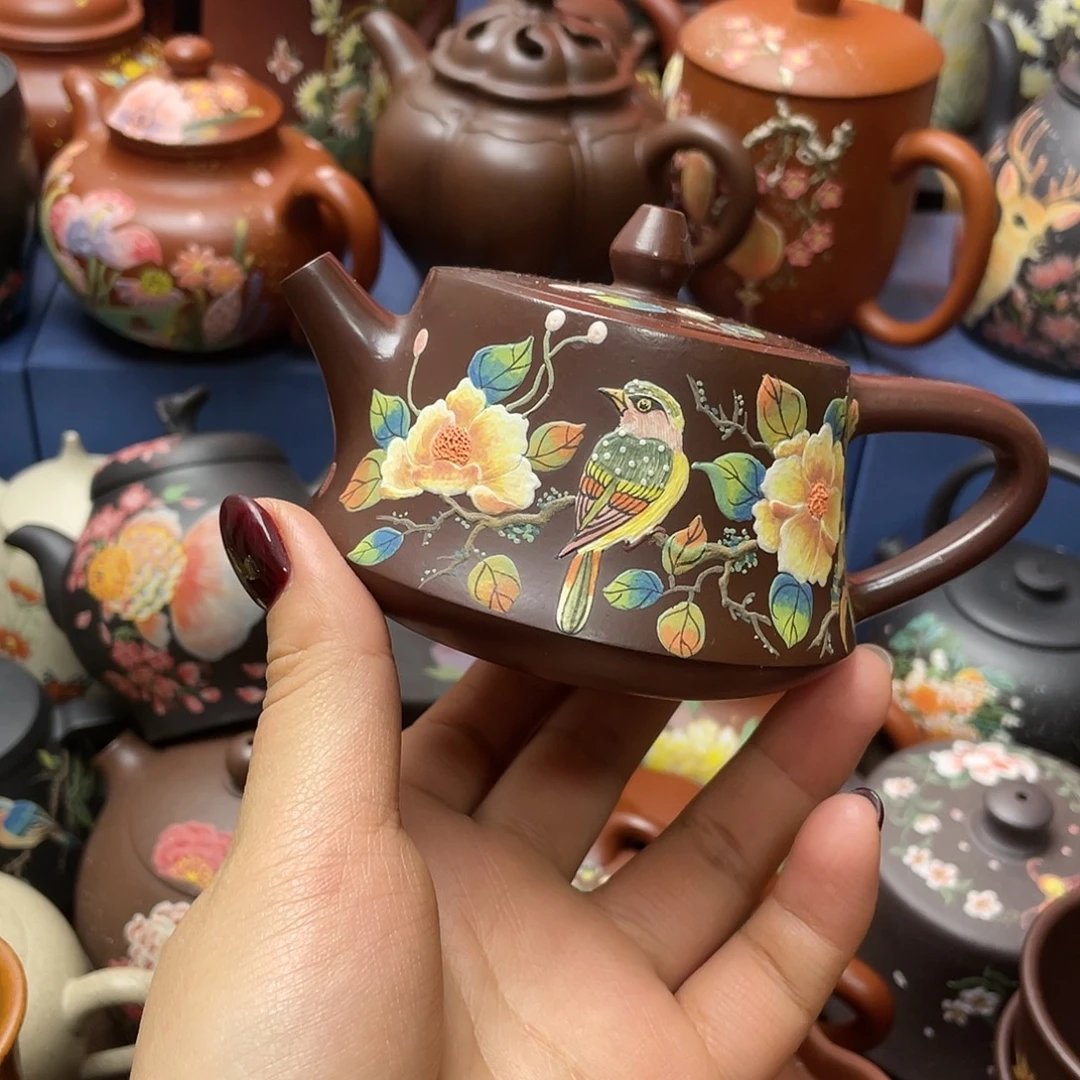 茶杯红泥紫砂主人杯150cc