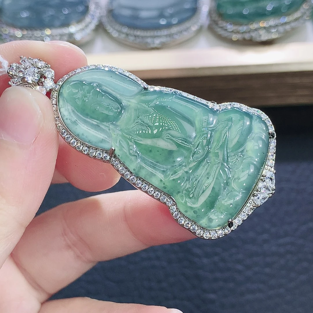 未镶嵌挂件翡翠翡翠