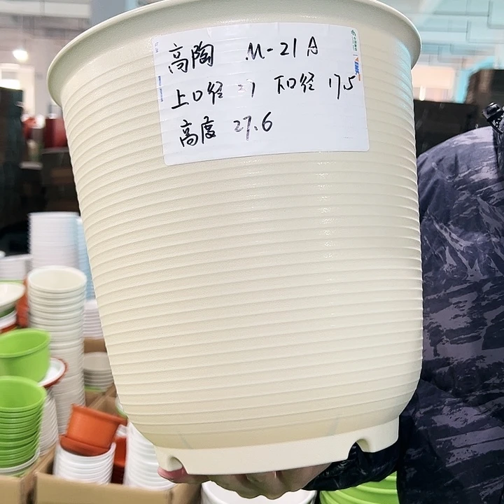 正品高陶口27高27米色无托4只