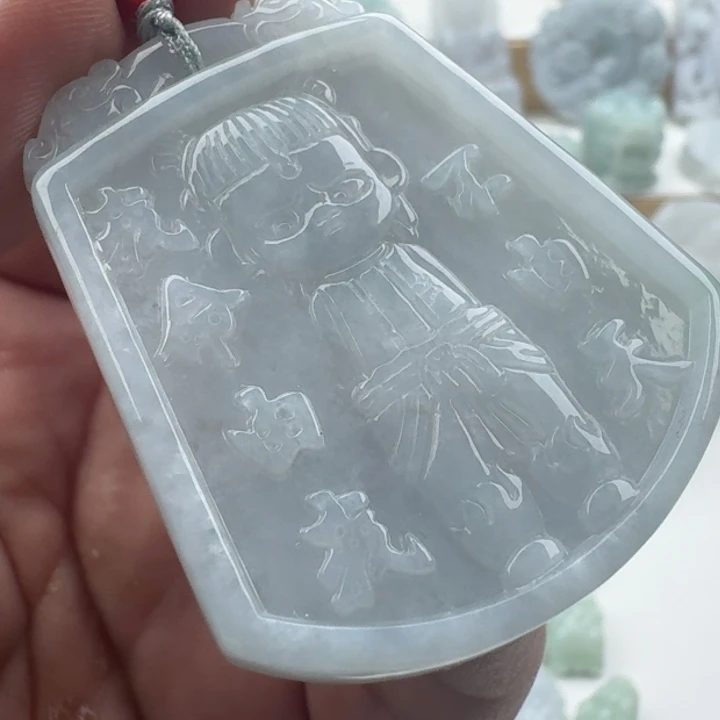 翡翠未镶嵌颈饰天然缅甸A货翡翠