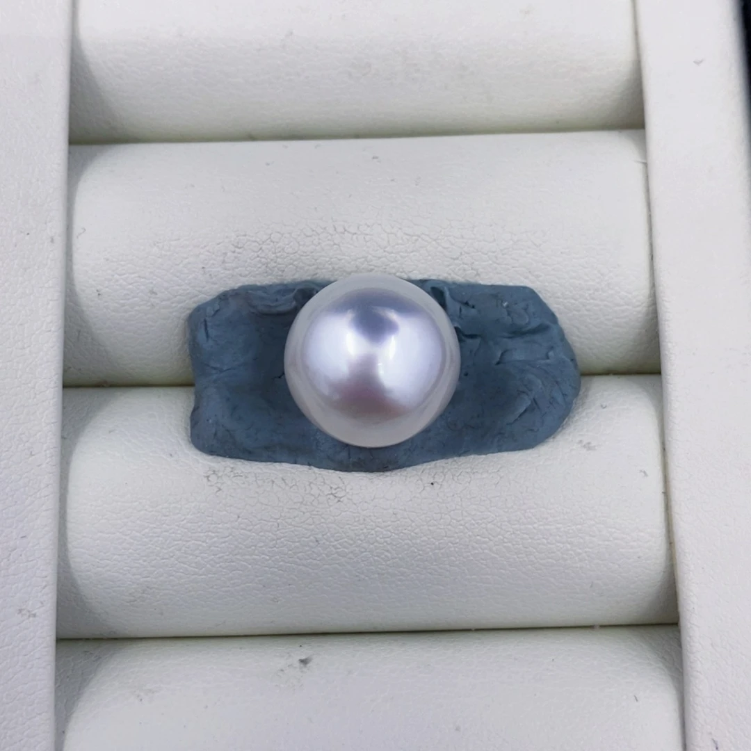 海水珍珠未镶嵌颈饰13-14mm澳白单颗254