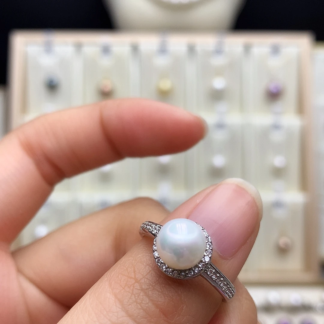 淡水珍珠颈饰合金
