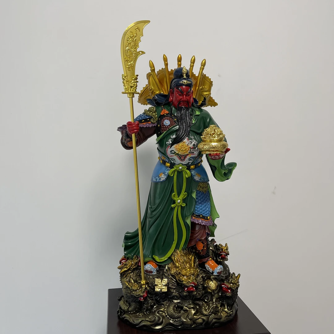 武财神关公关二爷造像公司店铺开业乔迁喜庆招财信仰供奉神像装饰