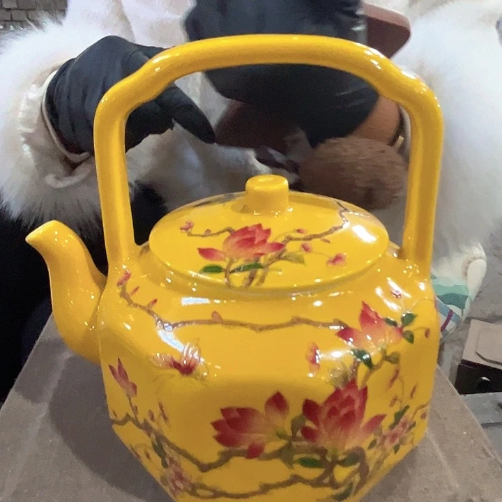 瓷其他景德镇高温瓷提梁壶